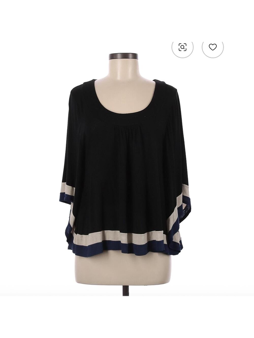 White House Black Market Size M Short Sleeve Top